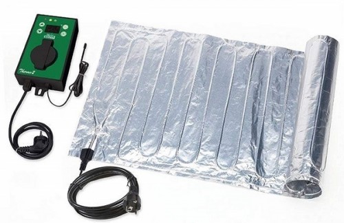 Brood verwarmingsmat met thermostaat, broodwarmmat, fermat, 5-45 °C, instelbare temperatuur, zuurdeeg, warmer voor brood, pizza, yoghurt
