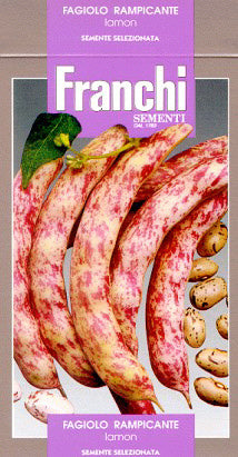 Pole Bean Dry Shelling 'Arcobaleno' (Borlotto) ±60 Seeds 50g