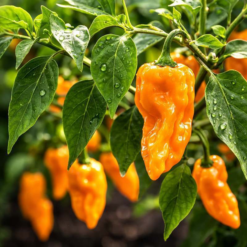 Pepper 'Orange Pepperoncini'