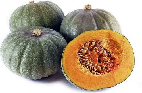 Pumpkins 'Black Forest' (Kabocha-Type) / 'Anna Swartz Hubba'