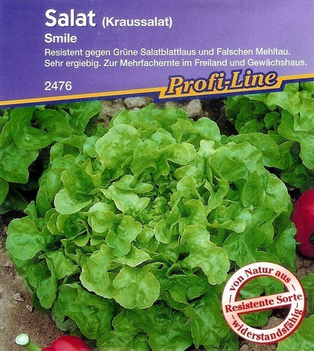 Oakleaf lettuce 'smile'