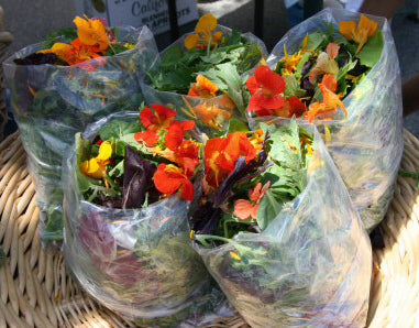 Gourmet Salads Edible Flower Salad
