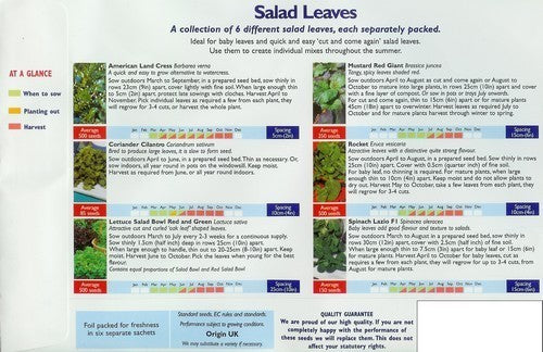 Smaaksalades 'salad Leaves'
