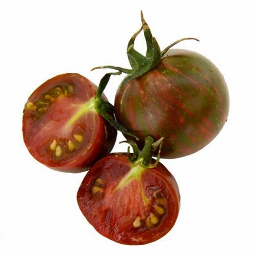 Cherry tomato 'Bumble Bee Purple'