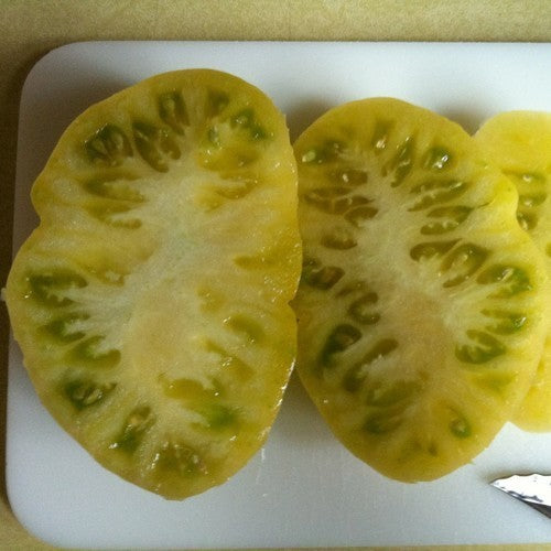 Beef tomato 'Basinga' / 'Yellow Giant Belgium'