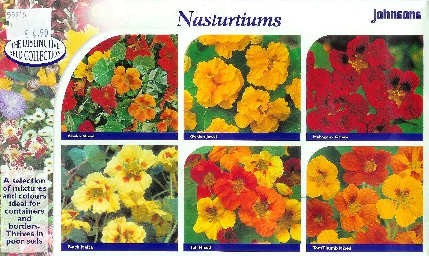 Tropaeolum majus Collectieverpakking