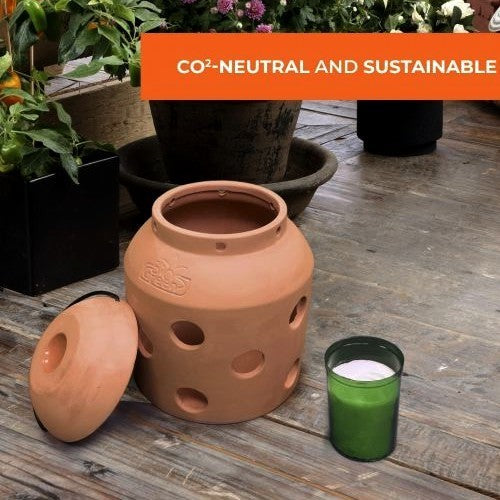Verwarming terracotta kas- en Terras Warmertje