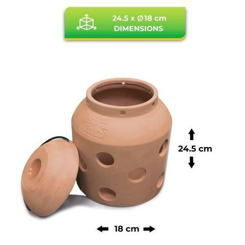 Verwarming terracotta kas- en Terras Warmertje