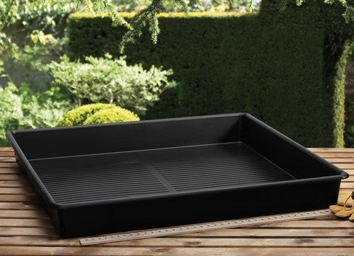 Water(opvang)bakken 1, 2 Metre Square Tray G127B (120X120X12)