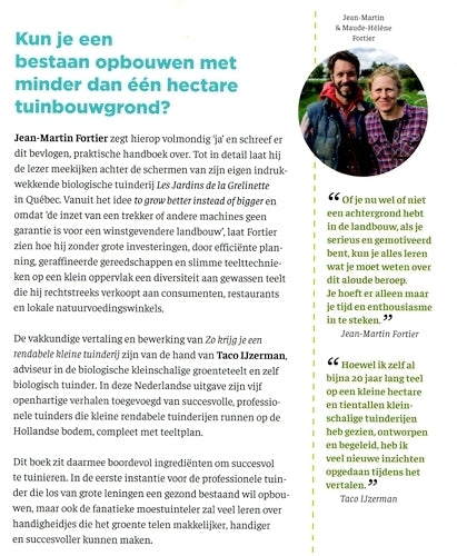 Zo krijg je een rendabele kleine Tuinderij