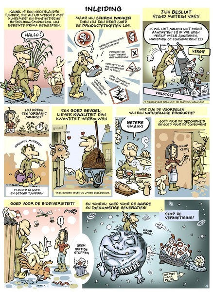 Organic Farming in Comic Strip Form
