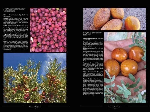 Bizarre Edible Plants, unknown delicacies