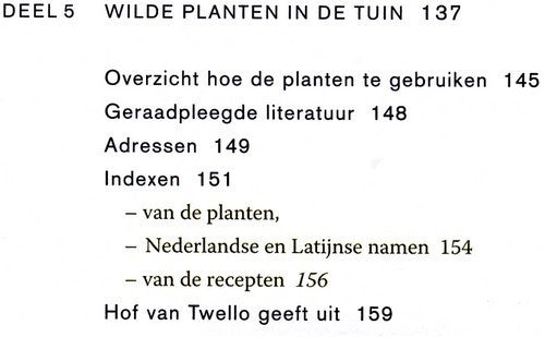 Eten en drinken met Wilde Planten