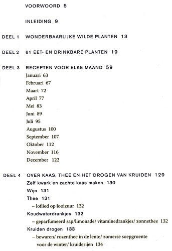 Eten en drinken met Wilde Planten