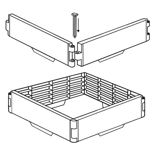 Verhoogd Plantenbed Vierkante Meter Raised Bed G94