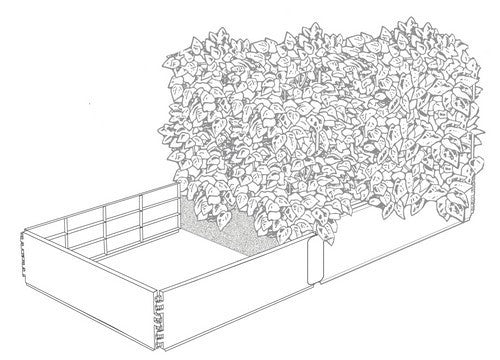 Uitbreiding Plantenbed G109 voor Vierkante Meter Raised Bed