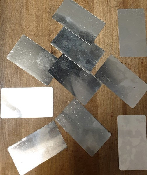 Hangetiketten aluminium