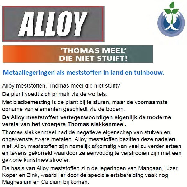 Grondverbetering Alloy Basis Sporenmix