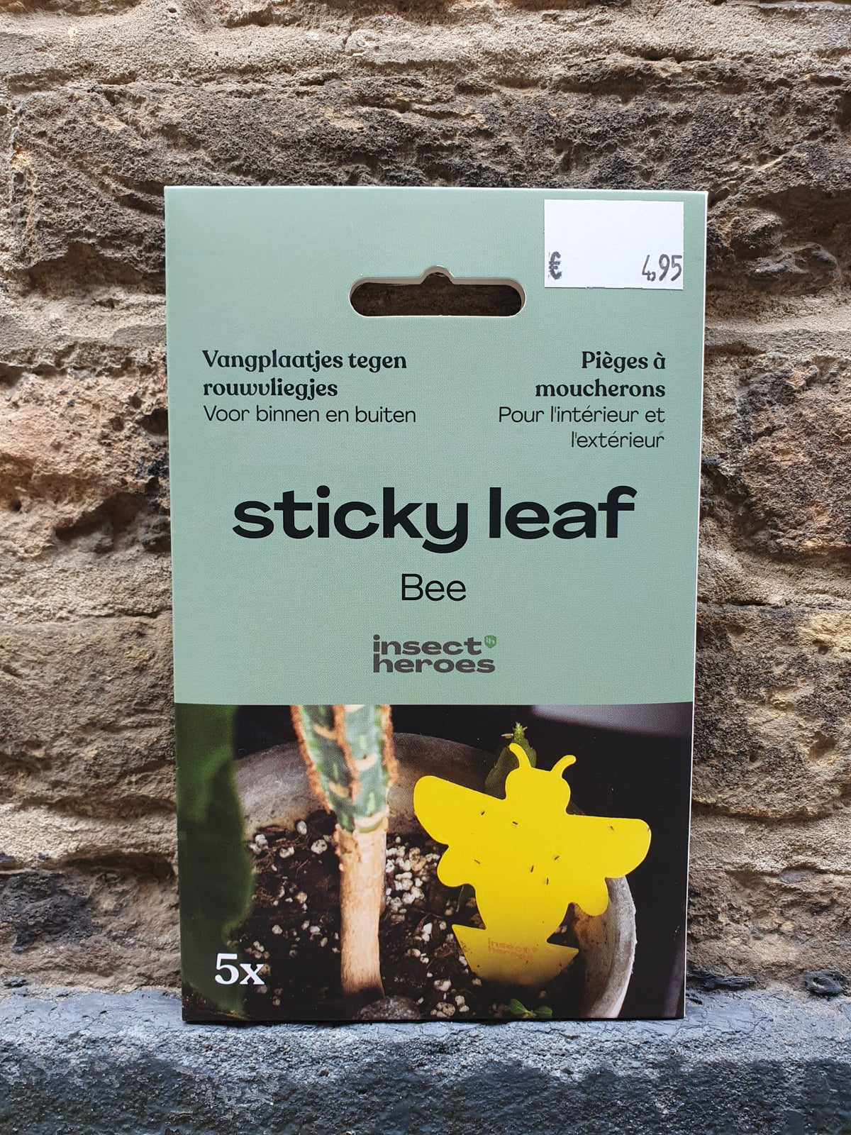 Insecten Vangplaatjes Sticky Leaf Bee